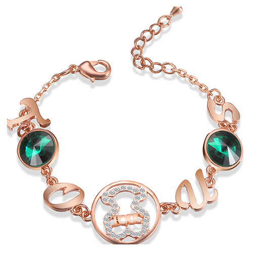 Drilled metal bracelet 02