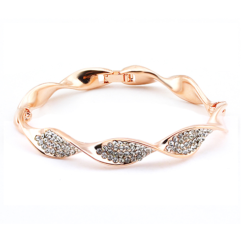 Drilled metal bracelet 06